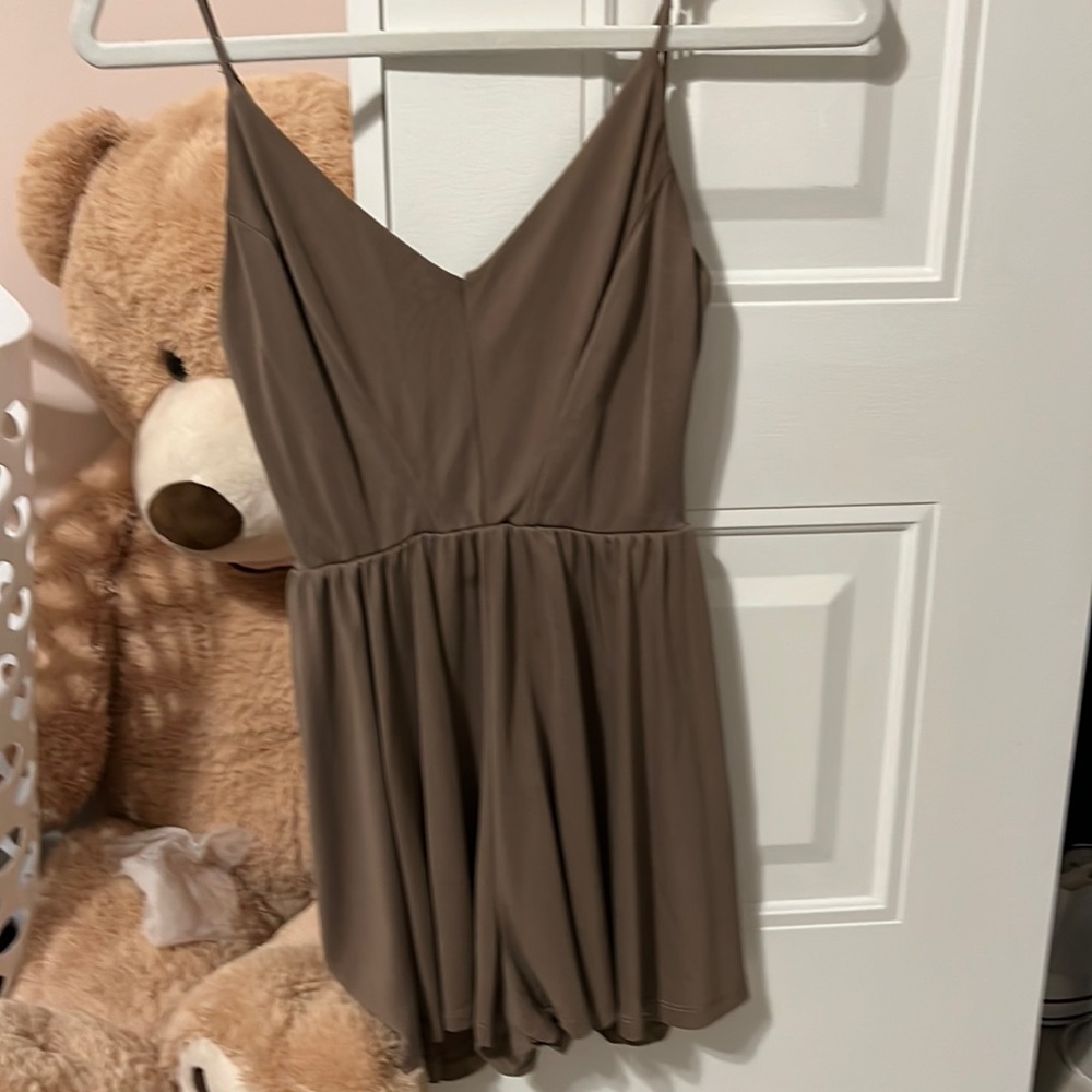 Brown/Tan Romper